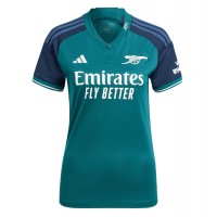 Camisa de Futebol Arsenal Eddie Nketiah #14 Equipamento Alternativo Mulheres 2023-24 Manga Curta